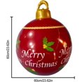 thumbnail image 5 of Bola inflable del PVC de la Navidad de 24 pulgadas, bolas de las decoraciones al aire libre, B, 5 of 5