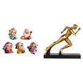 thumbnail image 1 of Figuras De Resina Del Dios De La Fortuna Y La Riqueza, Esculturas De Arte Abstracto Moderno, Estatua De Corredor, Decoración De Mesa Para La Entrada Del Dormitorio, Fiesta De Año Nuevo, 1 of 8