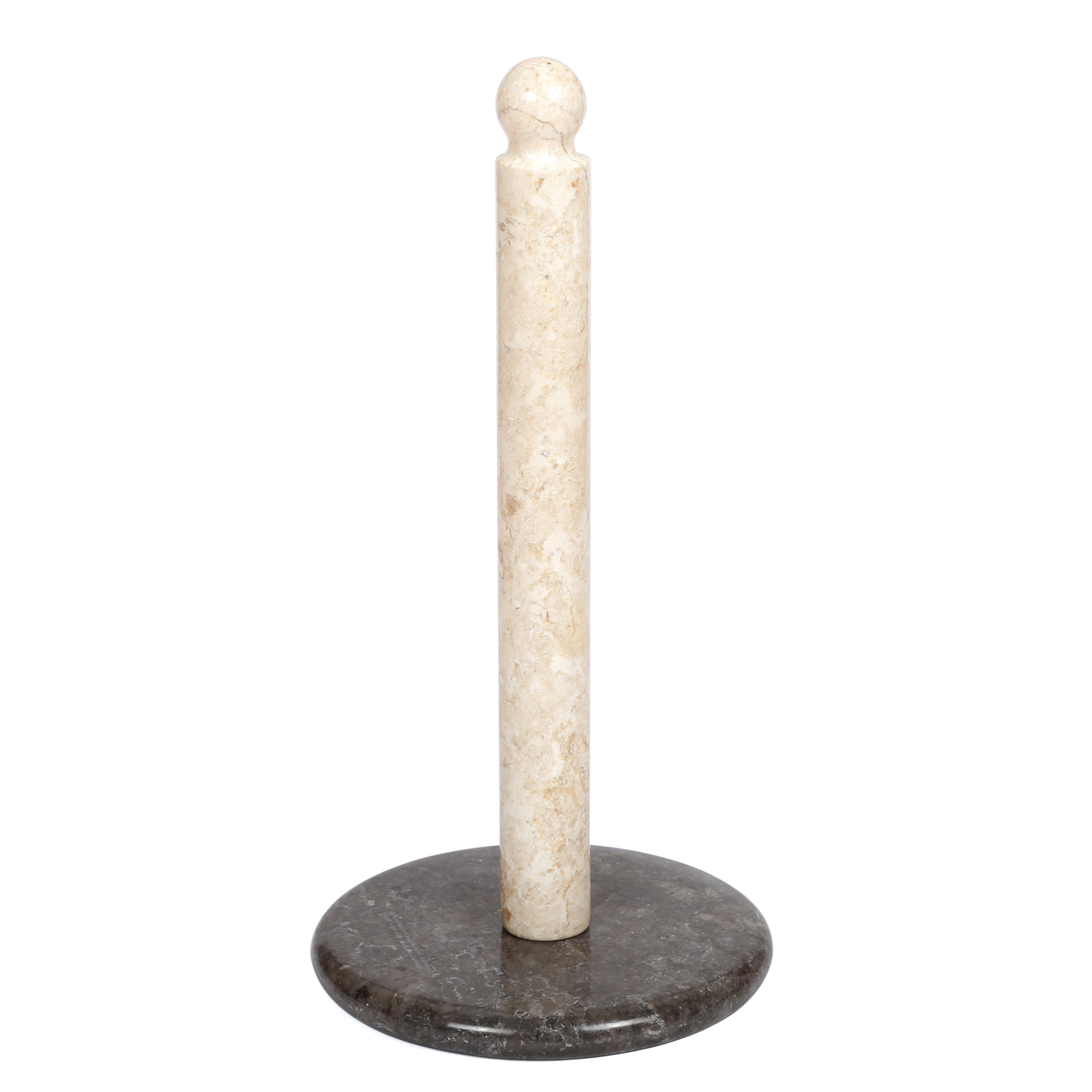 Creative Home Natural 2Tone Marble Paper Towel Holder