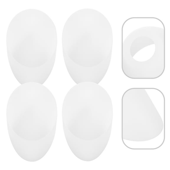 Raindrops 6Pcs Floor Lamp Shades Horseshoe Shape White Acrylic for Bedrooms 5.4x4.3in