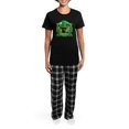 thumbnail image 4 of CafePress - Happy St Patricks Day Bull M Women's Dark Pajamas - Women's Short Sleeve Print T-Shirt and Pants Dark Cotton Pajama Set, 4 of 7
