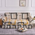 thumbnail image 1 of Elastic Stretchable Sofa Cover with Skirt Washable Furniture Protector Printed Slipcovers with Elastic Bottom for Living Room, 1 of 7