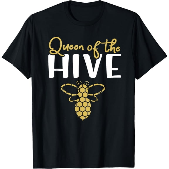 Queen Bee - Queen of the Hive T-ShirtMen and women, Black T-shirt, size: Extra large