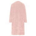 thumbnail image 4 of Mgmyaa Winter Women's Fleece Nightgown Long Sleeve Pullover Dress Thick Warm Lounge Robe Oversized Sleepwear, 4 of 6