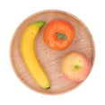 thumbnail image 2 of Peahefy Bamboo Wood Serving Tray, Round Snack Tray For Home Restaurants Coffee For Food Breakfast Dinner Decor, 2 of 8
