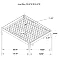 thumbnail image 7 of Hounslow California King Universal Platform Bed White, 7 of 7