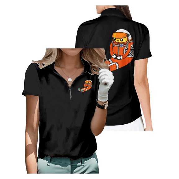 Socksfor1 Zipper Short sleeved T-shirt Casual Zip Clothes Hip Hop Zipper Top Tee