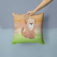 thumbnail image 2 of Watercolor Animal Art Canvas Fabric Decorative Pillow, 2 of 4