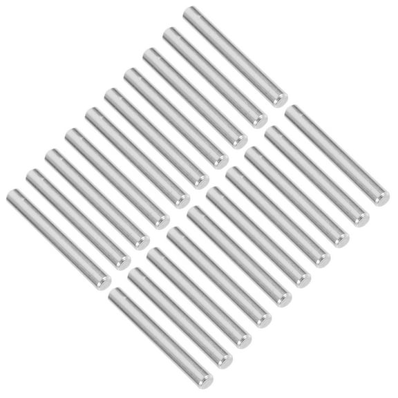 WHAMVOX 30 Pcs Cabinet Shelf Supports Bunk Bed Replacement Hardware Pin Dowel Silver