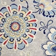 thumbnail image 3 of Home Dynamix Tremont Lincoln Bohemian Floral Area Rug, Grey/Red, 21"x35", 3 of 6