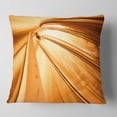 thumbnail image 2 of Designart Fractal 3D Brown Stripes - Contemporary Throw Pillow - 18x18, 2 of 5