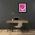 thumbnail image 3 of Lettered and Lined 25x32 Black Ornate Wood Framed with Double Matting Museum Art Print Titled - Mom - The Heart of the Family, 3 of 4