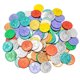 thumbnail image 2 of 100 Monedas Coloridas Estrella, “Idea Brillante Brillante” Monedas de Plástico para Niños Pemalin Pemalin, 2 of 2
