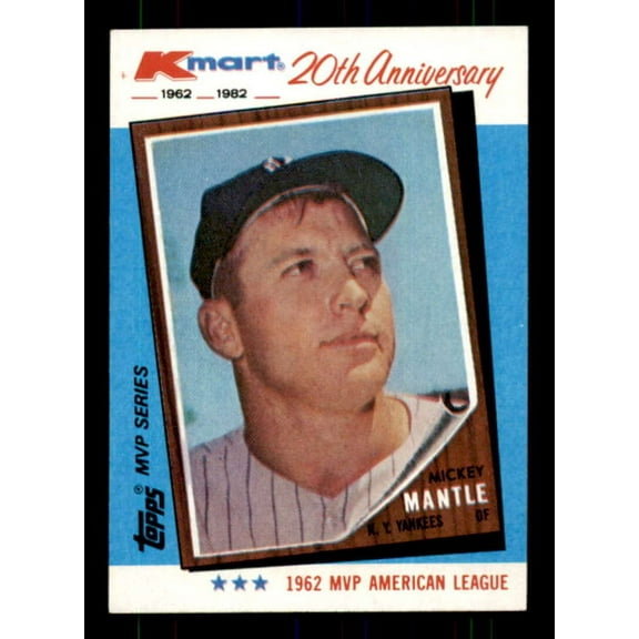 Mickey Mantle Card 1982 K-Mart #1