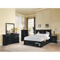 thumbnail image 3 of ACME Louis Philippe III Queen Bed in Black, 3 of 3