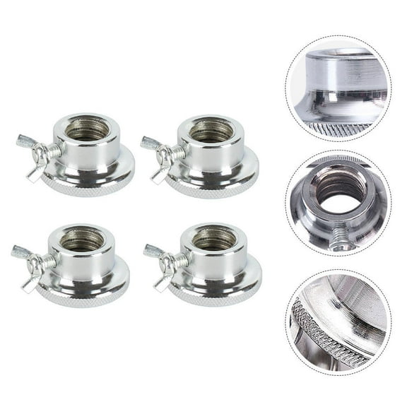 NIYANGLE 4 Pcs Iron Barbell Security Lock for Fitness Enthusiasts Overhead Press