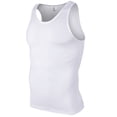 thumbnail image 4 of Men's Ribbed Tank Tops Gym Bodybuilding Workout Shirt Fitness Y-Back Muscle T Shirts XL, 4 of 6