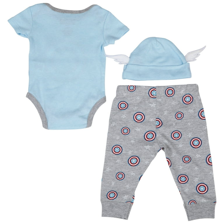 Multi 3-Piece Little Bodysuit Set