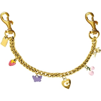 Love Keychain Inspired by Carrie SATC Movie, Gold Alloy, 2.2
