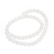 thumbnail image 1 of Cuentas de jade blanco, 8mm, redondas, suavemente brillantes, joyería, pulsera, collar, fabricación de cuentas DIY, 1 of 5