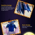 thumbnail image 6 of XQYLOS Halloween Witch Dress Set for Girls Velvet Cloak Dress with Hat Candy Bag Magic Wand Trick or Treat Fancy Party Dress Up Accessories, 6 of 6