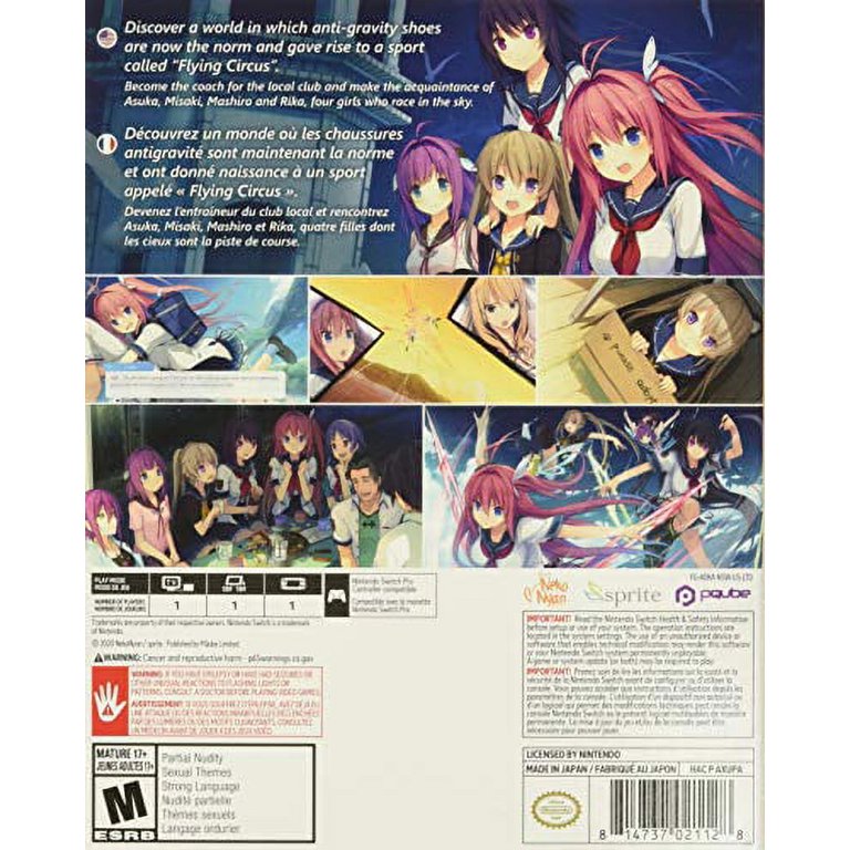 Pqube Game - Aokana: Four Rhythms Across the Blue for Nintendo