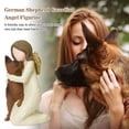 thumbnail image 5 of German Shepherd Memorial Gift, Resin Angel Hugging Dog Figurine Pet Loss Sympathy Gift for Women, 5 of 8