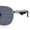 Silver Black - Black, variant on Mens Luxury Oversize Wood Buff Rectangle OG Gangster Sunglasses Silver Black - Black