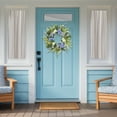 thumbnail image 3 of Northlight Eucalyptus, Hyacinths and Hydrangea Fern Spring Wreath - 26", 3 of 9