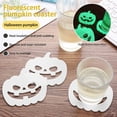 thumbnail image 2 of Qocolhg 5 Pcs sous-Verres Fluorescents, sous-Verres en PVC Antidérapants Halloween Gothique Personnalisés Tapis de Tasse à Café Décorer Tapis de Tasse Tapis de Tasse pour Protection de Table Cadeau de Pendaison de Crémaillère Décorations Halloween Liquidation, 2 of 8