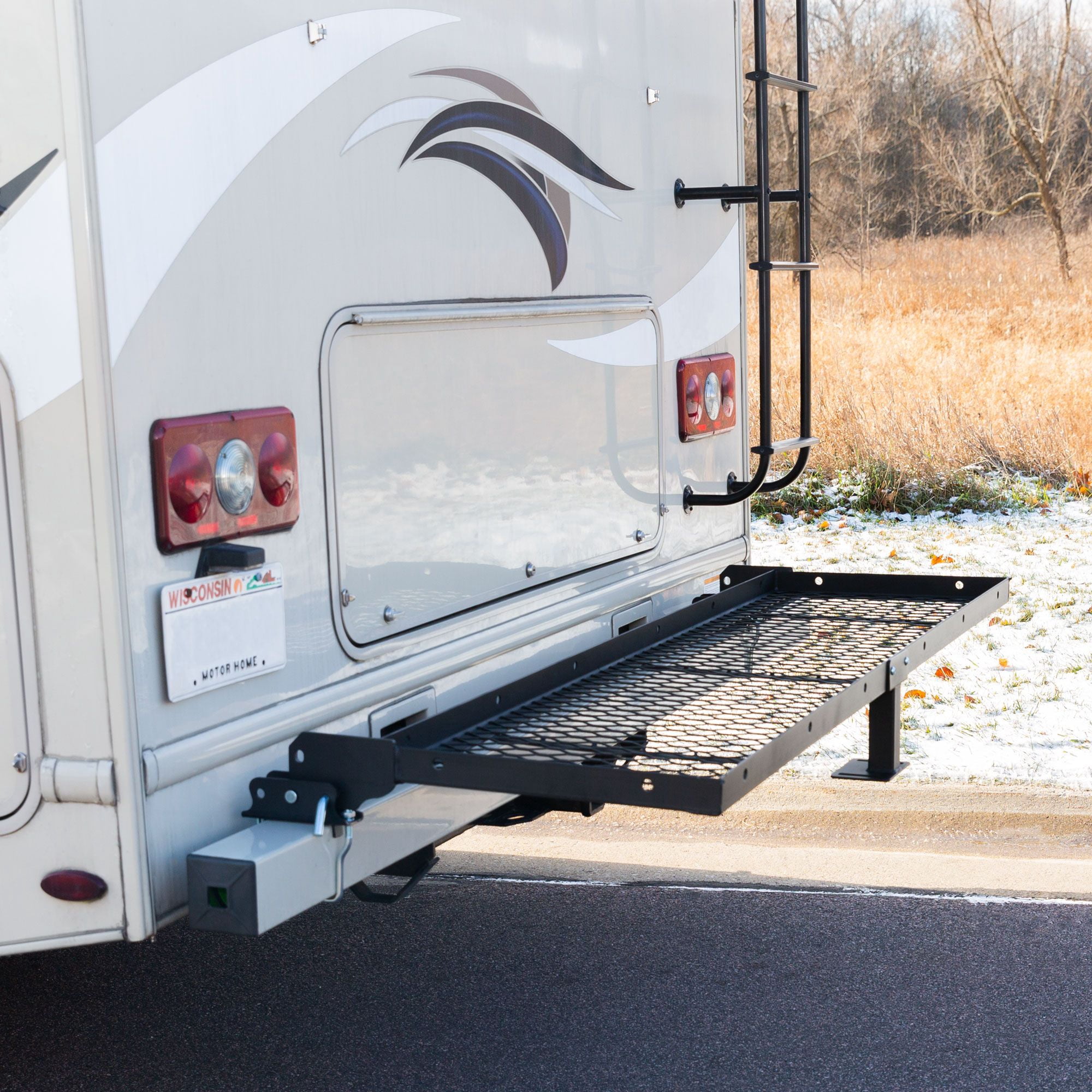 RV Cargo Rack, 200 lb Cap, for Camper / 5th Wheel, 71.5in W, Elevate Outdoor