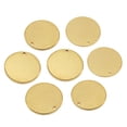 thumbnail image 5 of 10pcs Gold Round Blank Stamping Tags Pendants Engrave Disc Coin Accessories, 5 of 8
