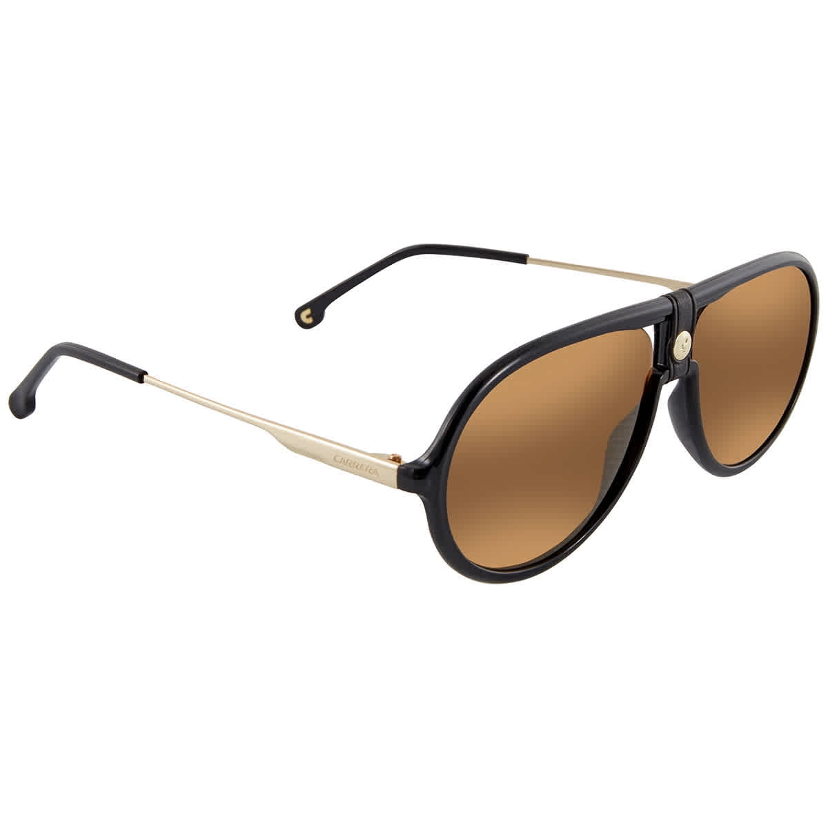Carrera Gold Mirror Aviator Men's Sunglasses 1020/S 0807 K1 60