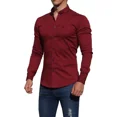 thumbnail image 4 of Camisa John Leopard Vino Super Slim Fit Envío Gratis, 4 of 6