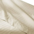 thumbnail image 2 of Sheetsnthings Striped 300 Thread Count, 100% Cotton 4PC Full Bed Sheets Set with Deep Pockets, Beige, 2 of 4