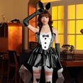 thumbnail image 2 of Bunny Girl Tuxedo Dress for Night Bars Stage Parties Elegant Rabbit Outfit Party, 2 of 4