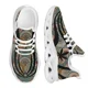 thumbnail image 1 of Zapatillas deportivas de marca para mujer, diseño moderno de hojas de marihuana, zapatos femeninos con estampado 3D, ligeros, con cordones y planos., 1 of 6