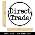 thumbnail image 2 of Direct Trade Typewriter Font Self-Inking Rubber Stamp Ink Stamper - Brown Ink - Medium 1 Inch, 2 of 7