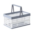 thumbnail image 1 of Cesta de almacenamiento plegable de plástico, contenedor de almacenamiento Mango blanco Sunnimix cesta de la compra plegable, 1 of 7