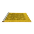 thumbnail image 2 of Ahgly Company Machine Washable Indoor Rectangle Oriental Yellow Traditional Area Rugs, 8' x 12', 2 of 4