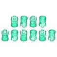 thumbnail image 1 of Unique Bargains 3mm Clear Light Emitting Diode Holder Clip, LED Lamp Socket Bulb Cap Protective Cover Green 10 Pack, 1 of 4