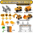 thumbnail image 2 of Pista de carreras de juguete INSFUN Construction con 4 coches, más de 220 unidades, 2 of 7