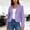*Purple, variant on ClodeEU Women's Lightweight Cropped Long Sleeve Blazers, Office Wear Short Blazer with Button Gray,Womens Plus S