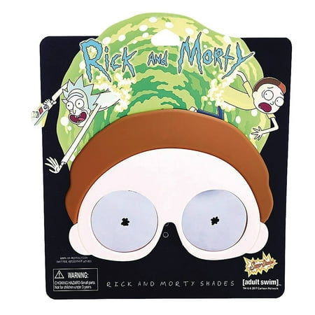 Sun-Staches Rick and Morty (Morty) Novelty Costume Sunglasses, One Size