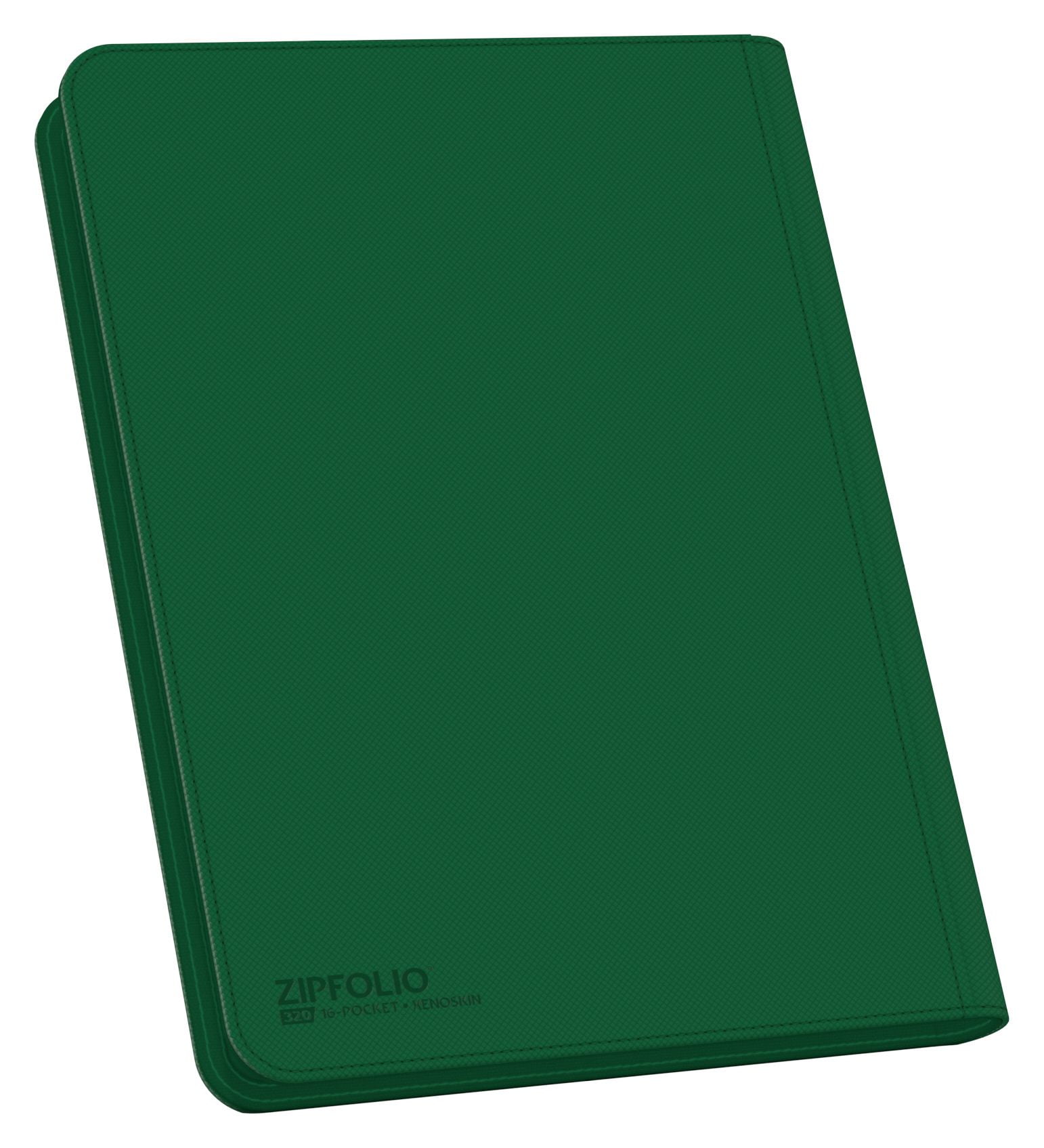 Ultimate Guard 8 Pocket Zipfolio Xenoskin Card Binder, Green