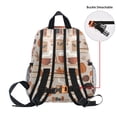 thumbnail image 5 of FORMRS School Backpack with Front Zippered Pocket 12" Student Travel Daypack, Fall Acorns Pattern, 5 of 6