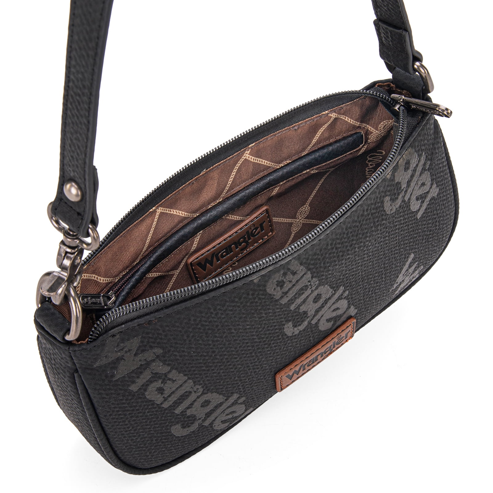 Wrangler Shoulder Bag for Women 90s Retro Top-Handle Hobo Handbag