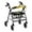 Jamaica Flag, variant on HELLHERO Star Moon Dust Proof Walker Seat Cover Rollator Walker Seat Covers with Reusable Fit Walkers Outdoor and Street Scenes