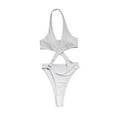 thumbnail image 2 of Baqcunre Plus Size Swimsuit for Women, Women's Plus Size One-Piece Swimsuits Bathing Suit with Tummy Control Swimwear, Swim Suits for Women 2024, One Piece Swimsuit Women White L, 2 of 9