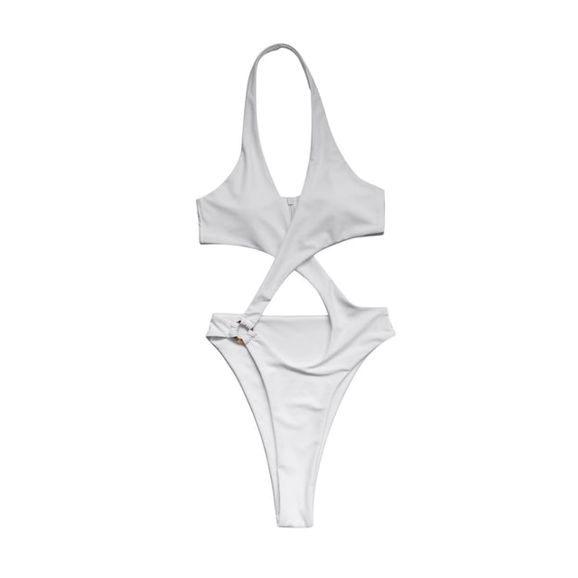 Women's Plus Size One-Piece Swimsuits - Tummy Control, Removable Padding, Nylon Spandex, S-XXL Sizes, Beach/Pool/Swimming Activities
